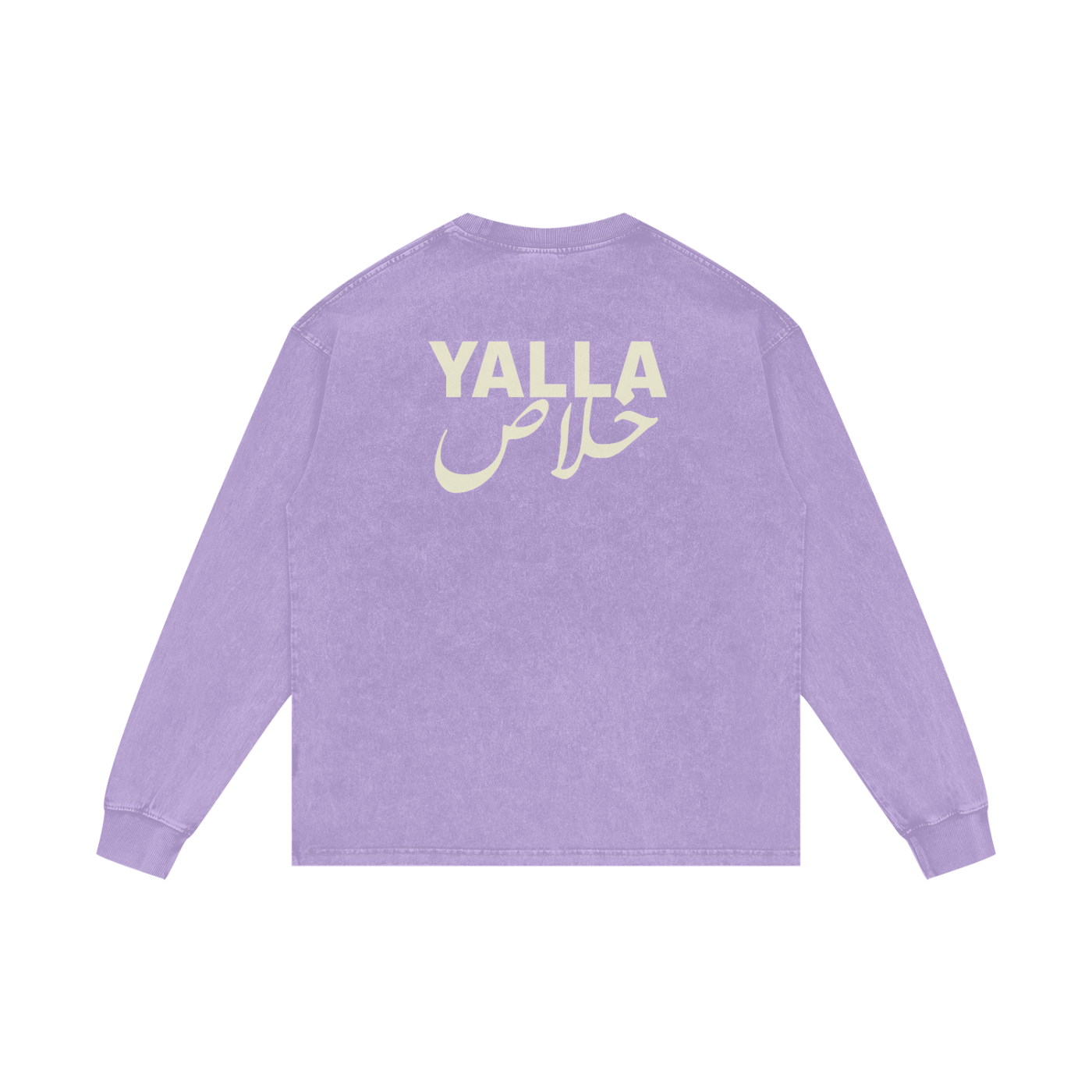 Yalla خلاص - Acid Wash Oversize Long Sleeve
