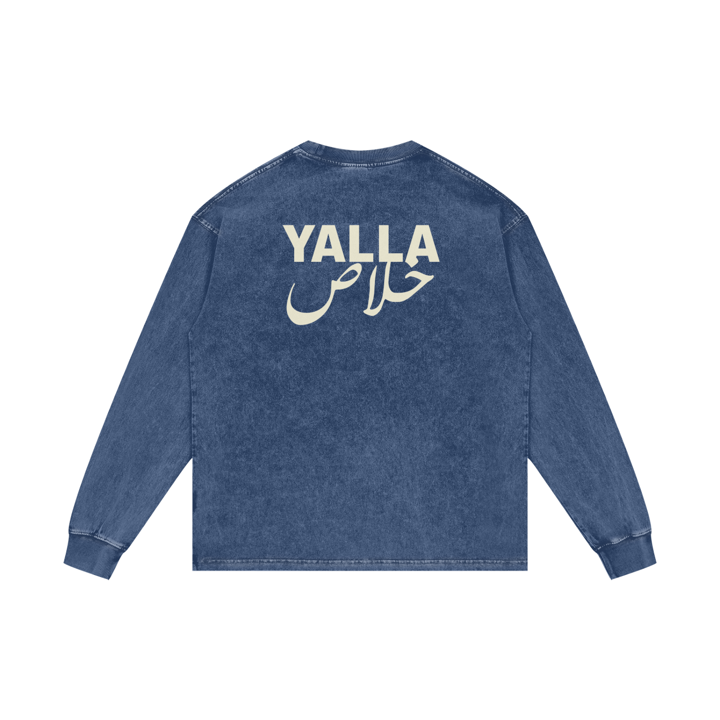 Yalla خلاص - Acid Wash Oversize Long Sleeve
