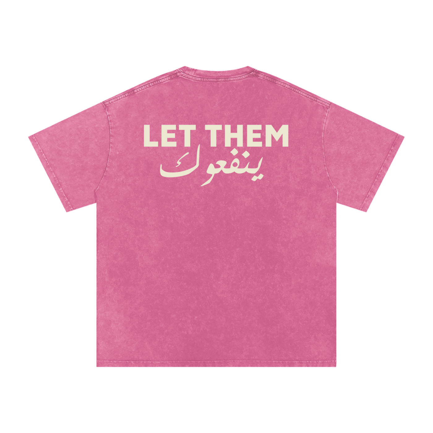 Let them ينفعوك - Snow Washed Oversized T-Shirt