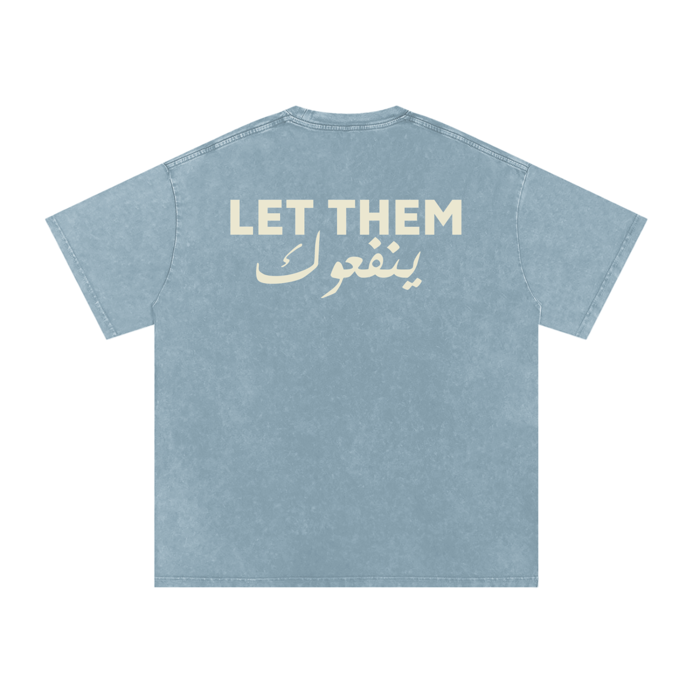 Let them ينفعوك - Snow Washed Oversized T-Shirt