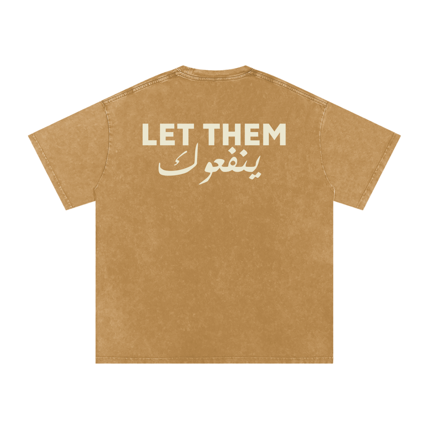 Let them ينفعوك - Snow Washed Oversized T-Shirt