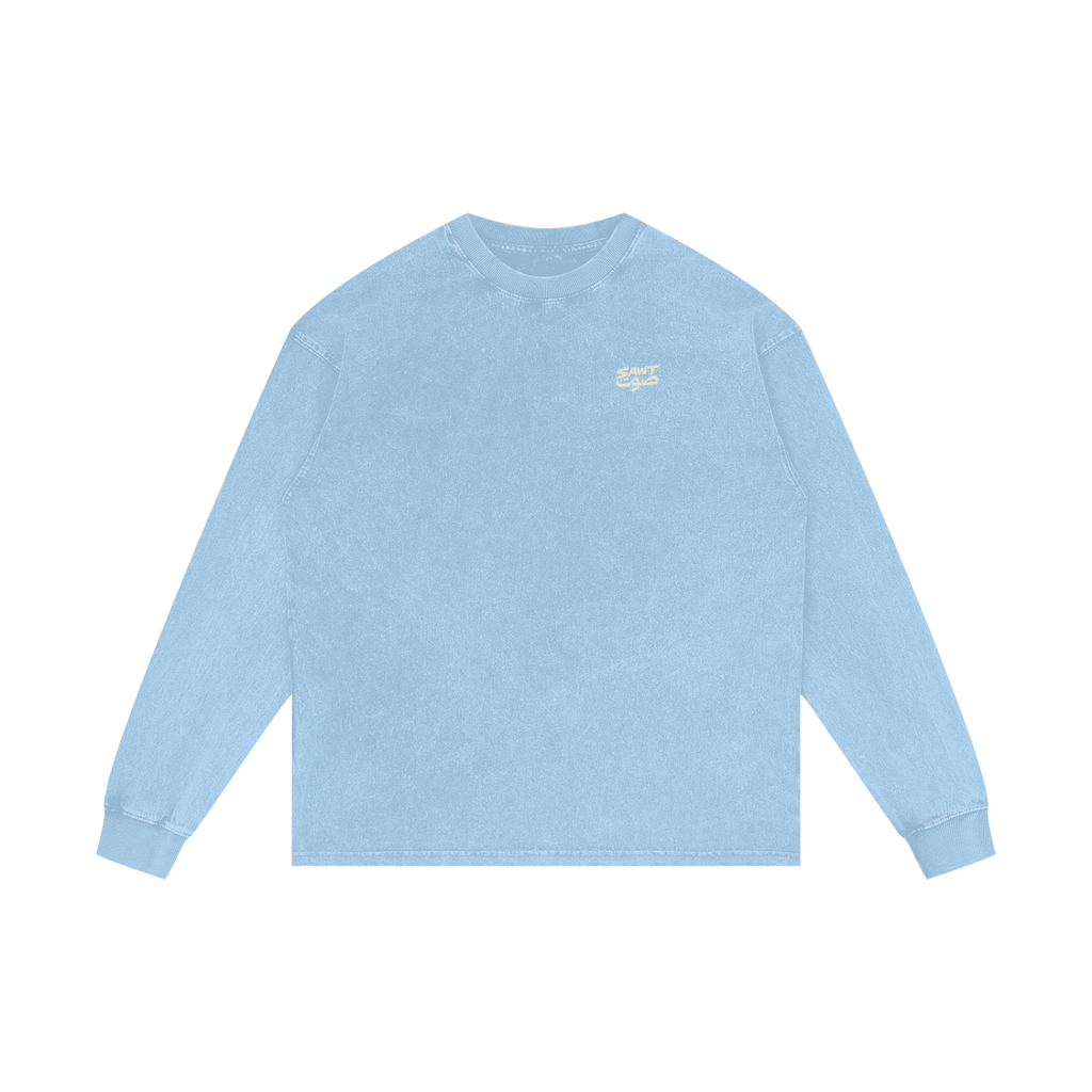 Let them ينفعوك - Acid Wash Oversize Long Sleeve