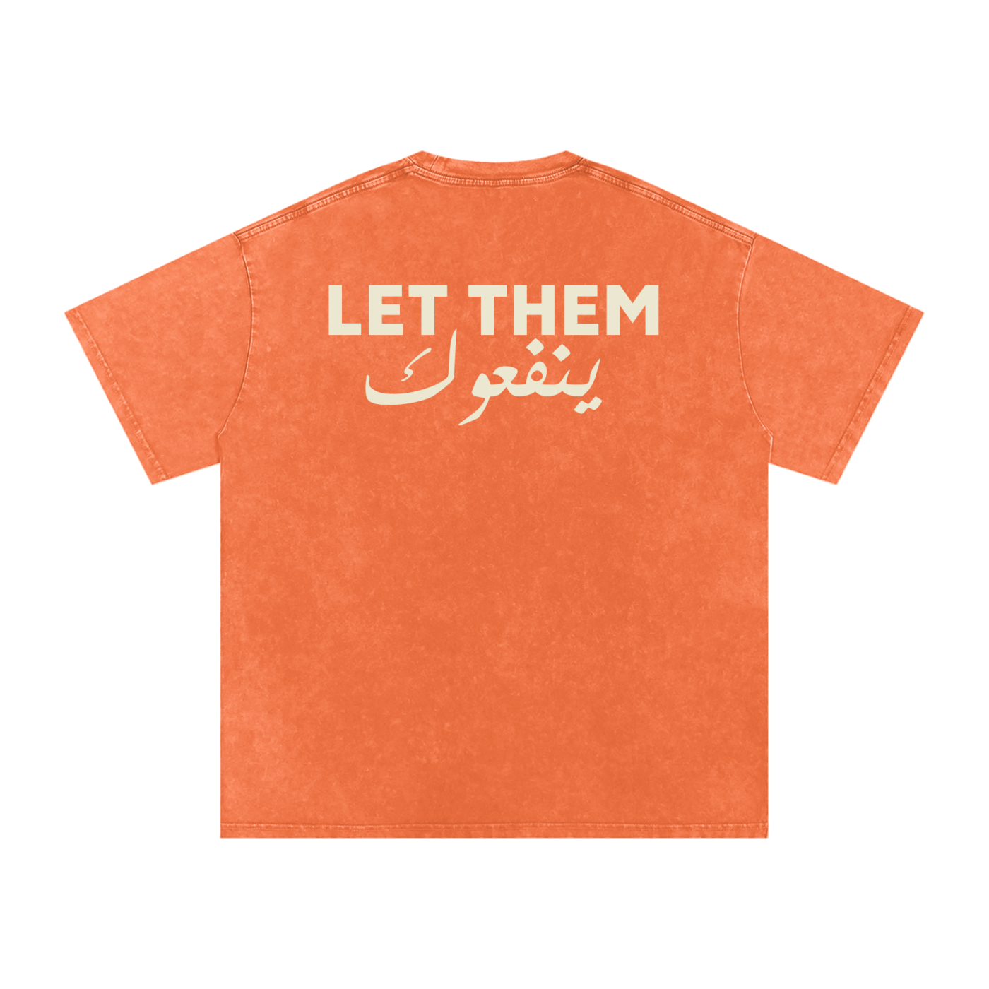 Let them ينفعوك - Snow Washed Oversized T-Shirt