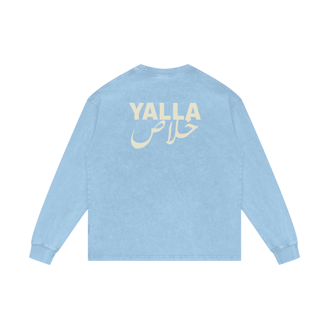 Yalla خلاص - Acid Wash Oversize Long Sleeve