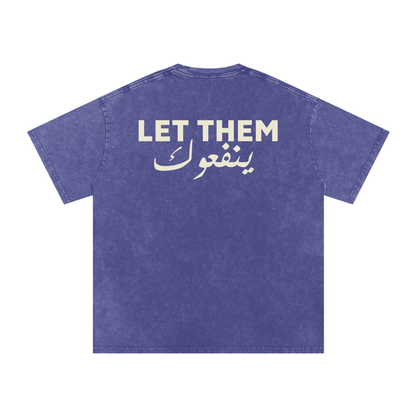 Let them ينفعوك - Snow Washed Oversized T-Shirt