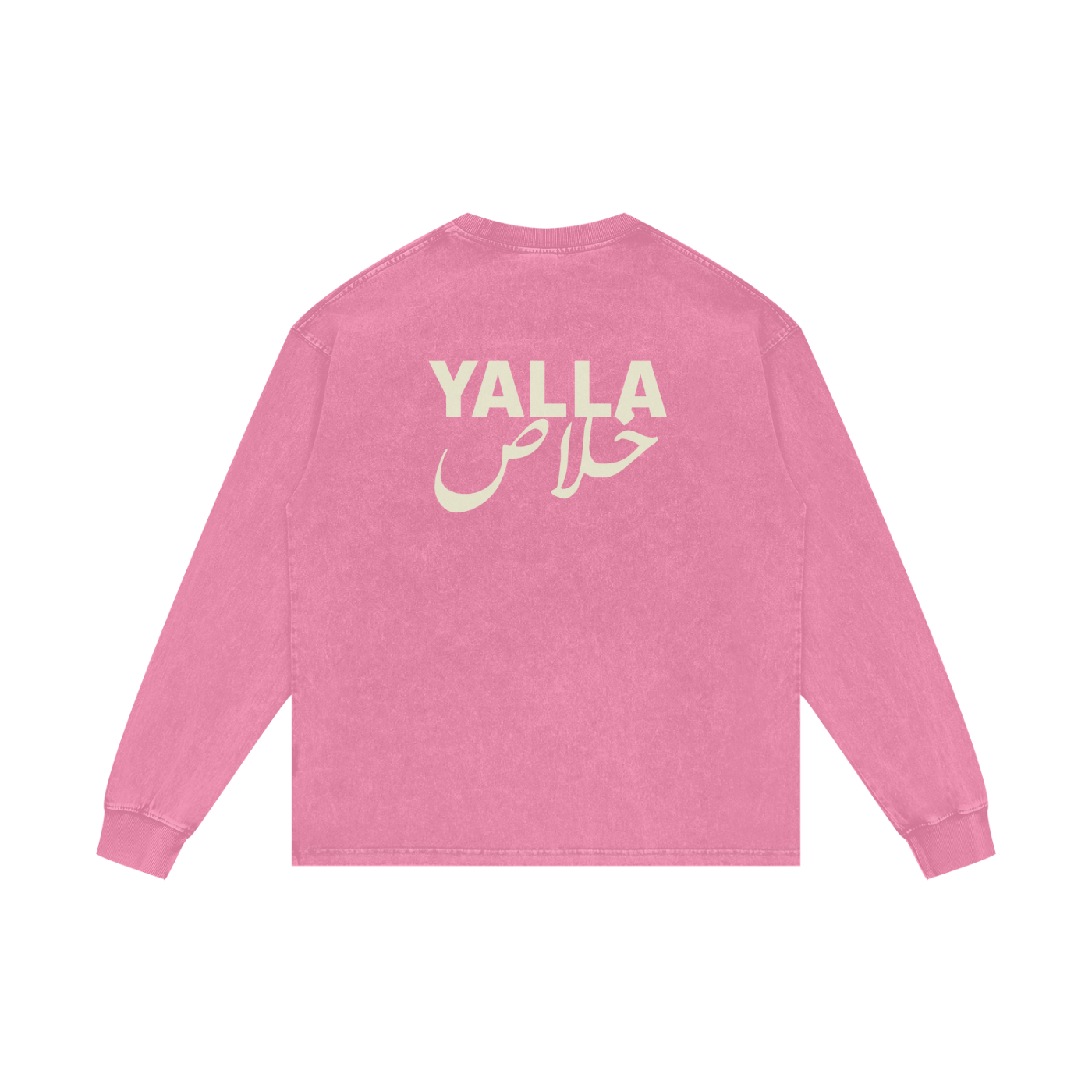 Yalla خلاص - Acid Wash Oversize Long Sleeve